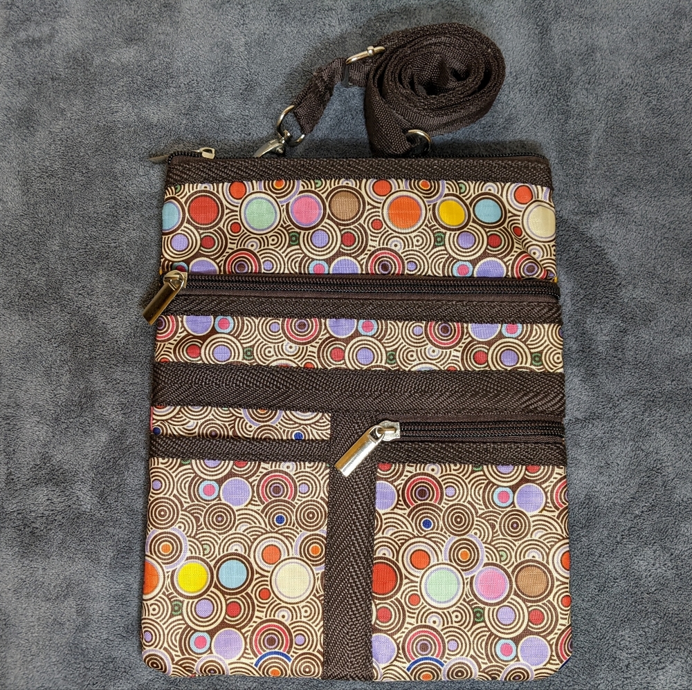 Braciano Travel Messenger Crossbody Bag - Multiple Pocket Lightweight